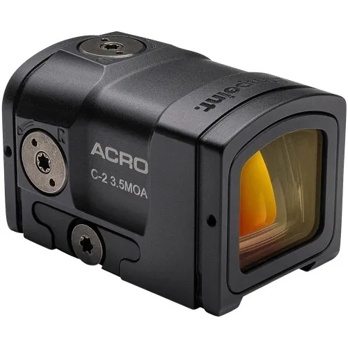 Aimpoint Acro C-2 in der Frontansicht mit geschlossenem Strahlengang