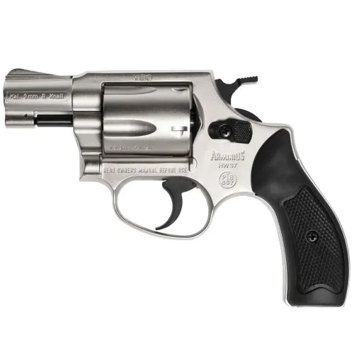 Weihrauch HW 37 Arminius Schreckschussrevolver in vernickelter Ausführung
