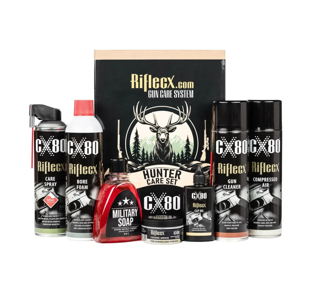 Rifle CX Hunter Care Set – 8-teiliges Reinigungsset für Jagdbüchsen