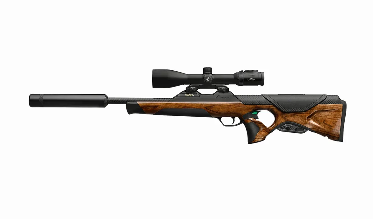 Carl Walther RS3 Geradezugrepetierer in .308 Winchester im Bullpup-Design mit QSA-Schalldämpfer