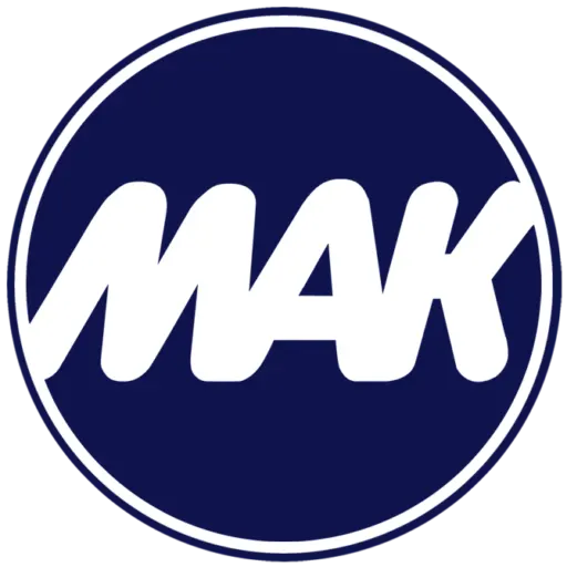 MAK Markenlogo auf neutralem Hintergrund