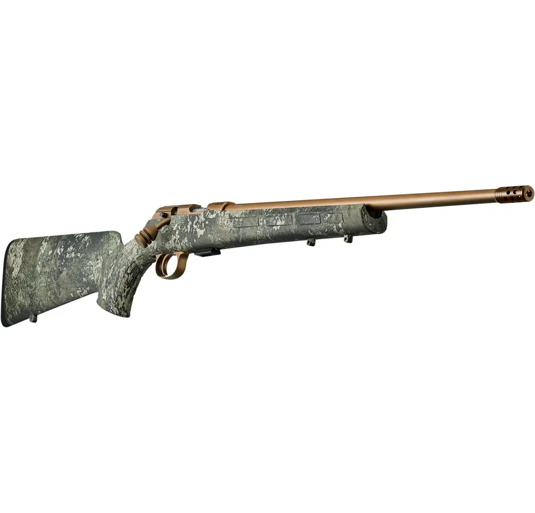 CZ 457 Hunter Strata Mündung mit 1/2-Zoll-UNF-Gewinde und Kompensator