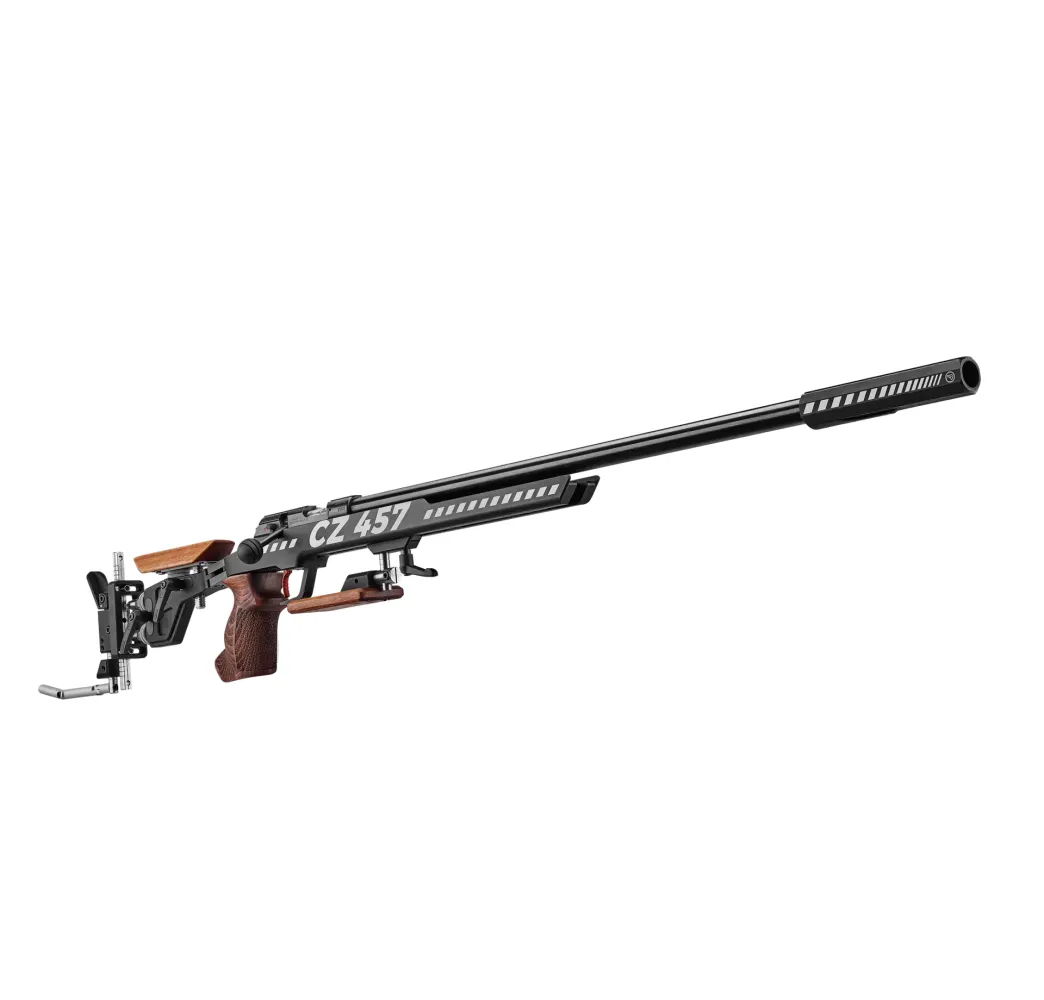 CZ 457 Target .22 lfB Matchbüchse in der Gesamtansicht mit Duraluminium-Chassis