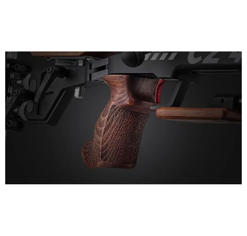 CZ 457 Target verstellbare Schaftbacke und fünfachsig einstellbare Schaftkappe