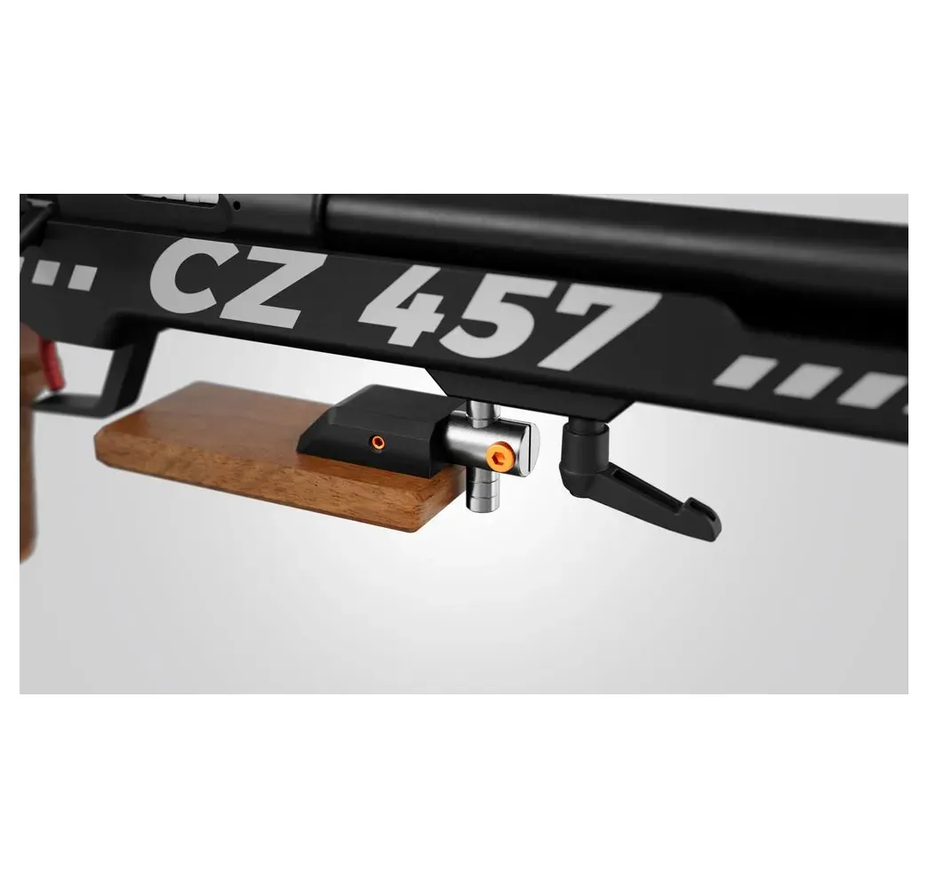CZ 457 Target Pistolengriff, dreiachsig verstellbar, und Flyweight-Abzug