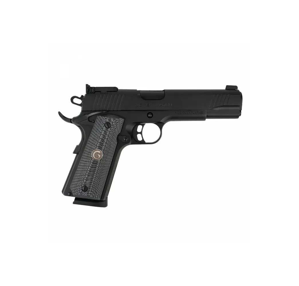 Girsan MC 1911 Match .45 ACP in Black mit G10-Griffschalen und Wellenschliffen am Schlitten