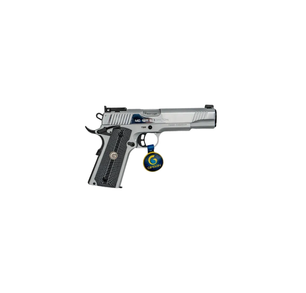 Girsan MC 1911 Match in 9 mm Luger mit chrom-poliertem Finish