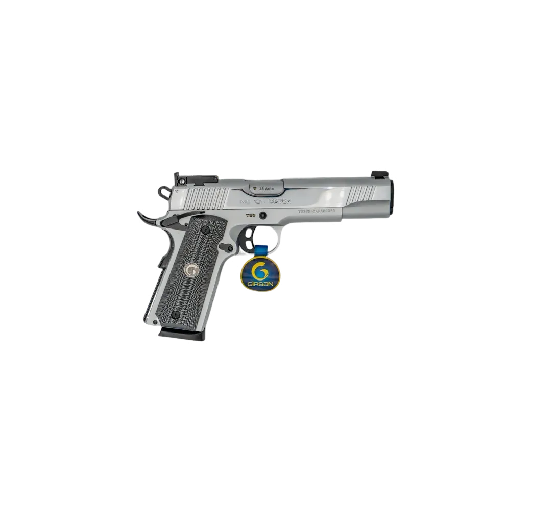 Girsan MC 1911 Match Bright White – .45 ACP mit weiß beschichtetem Schlitten und G10-Griffschalen