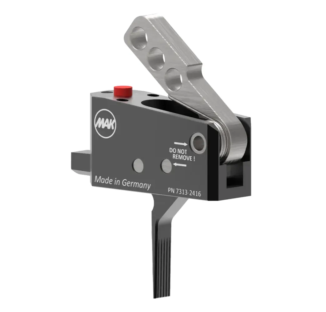 MAKtrigger FX Drop-In Abzug für AR-15 und AR-10 in seitlicher Ansicht