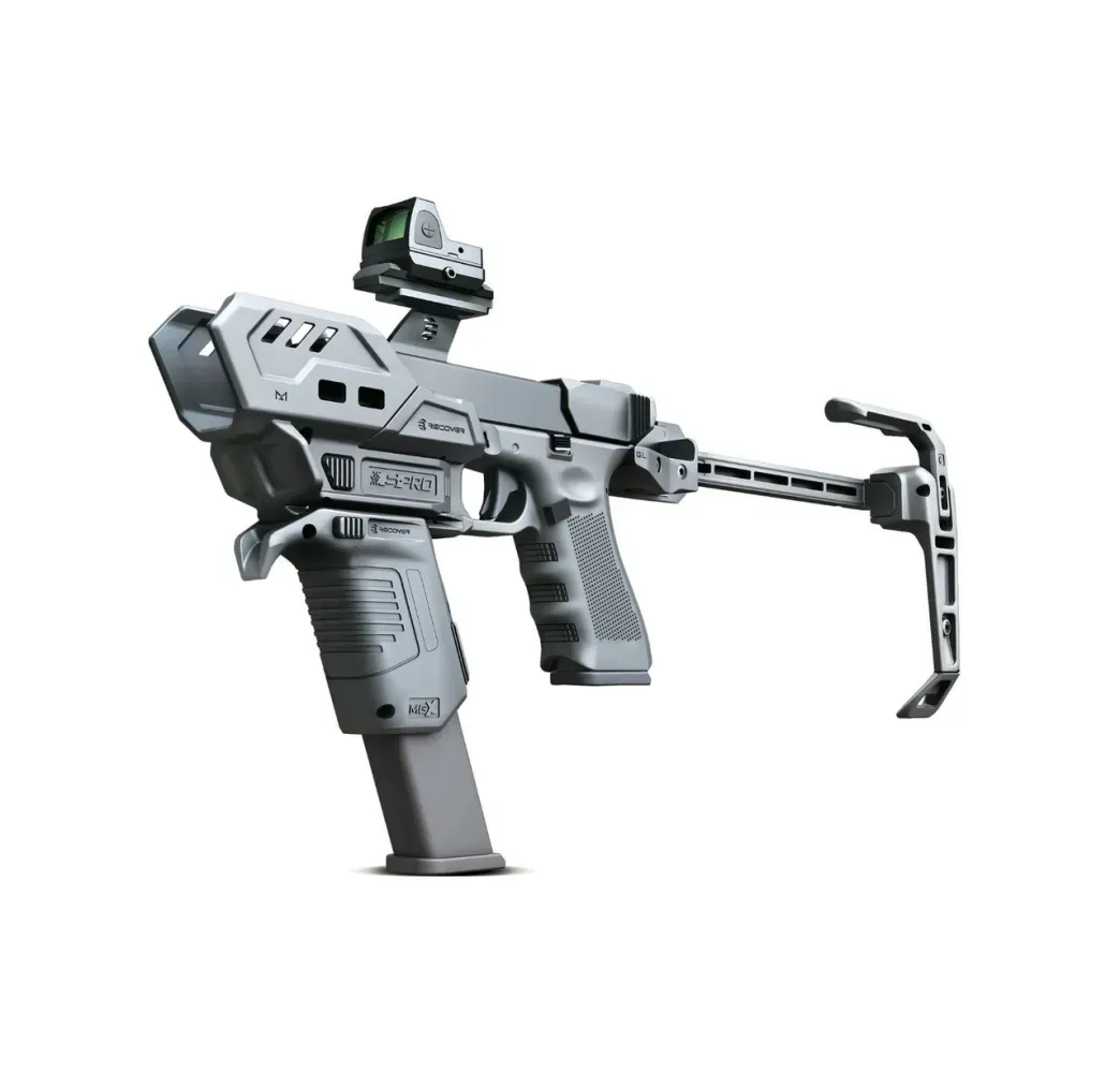 Recover SPro MG Full Kit mit Buttstock und Wangenauflage in der Seitenansicht