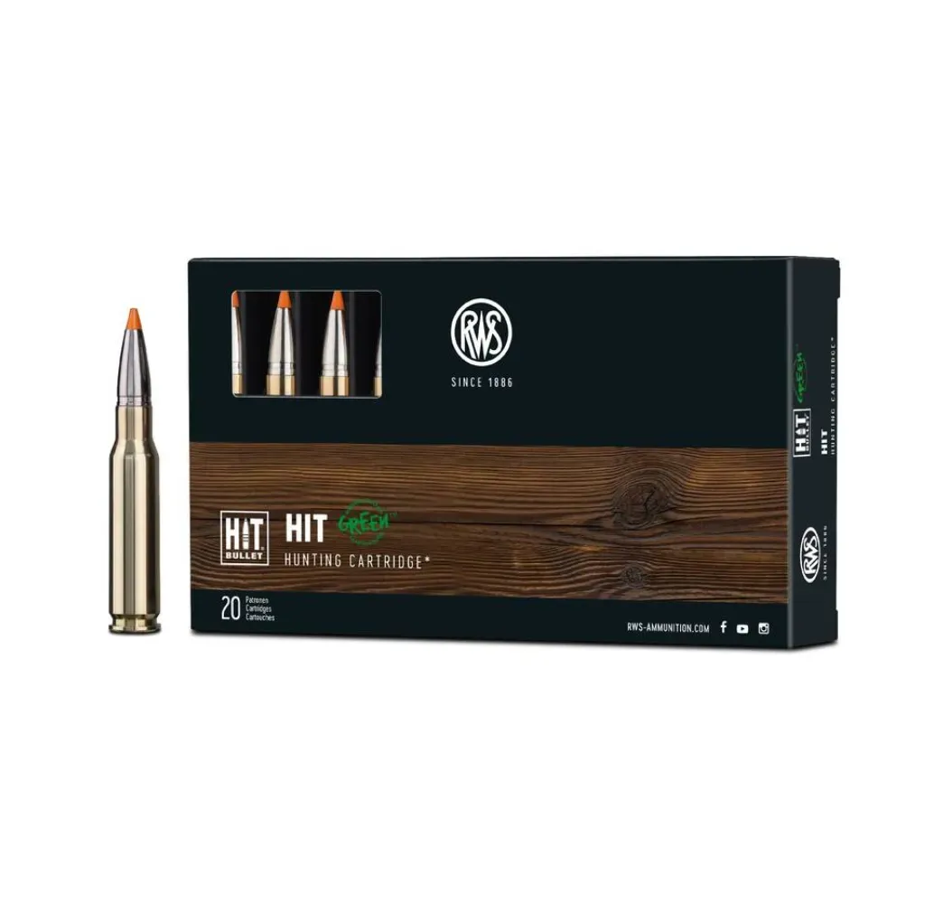 RWS HIT .308 Win. bleifreie Jagdmunition 165 grs
