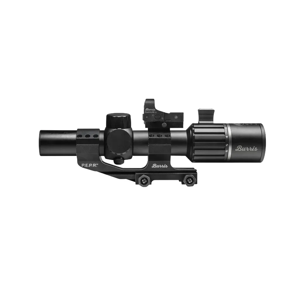Burris RT-6 1-6x24 Combo Kit mit Zielfernrohr, FastFire 3 und P.E.P.R.-Montage