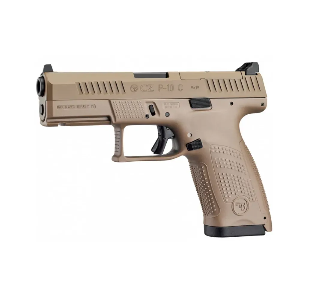 CZ P-10 C OR in FDE-Ceracote – Bundeswehr-Pistole 9mm Luger Optics Ready