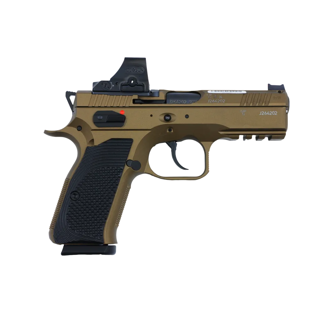 CZ Shadow 2 Compact OR mit Bronze Cerakote und Optics-Ready-Schlitten – Bild 2